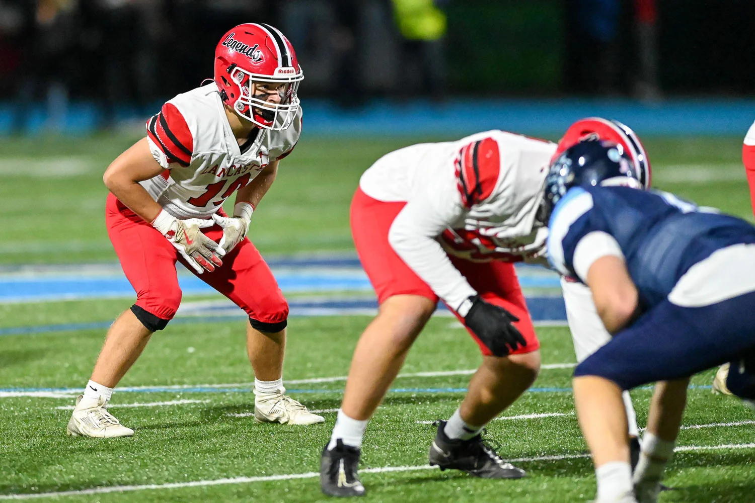LB ready for the play
