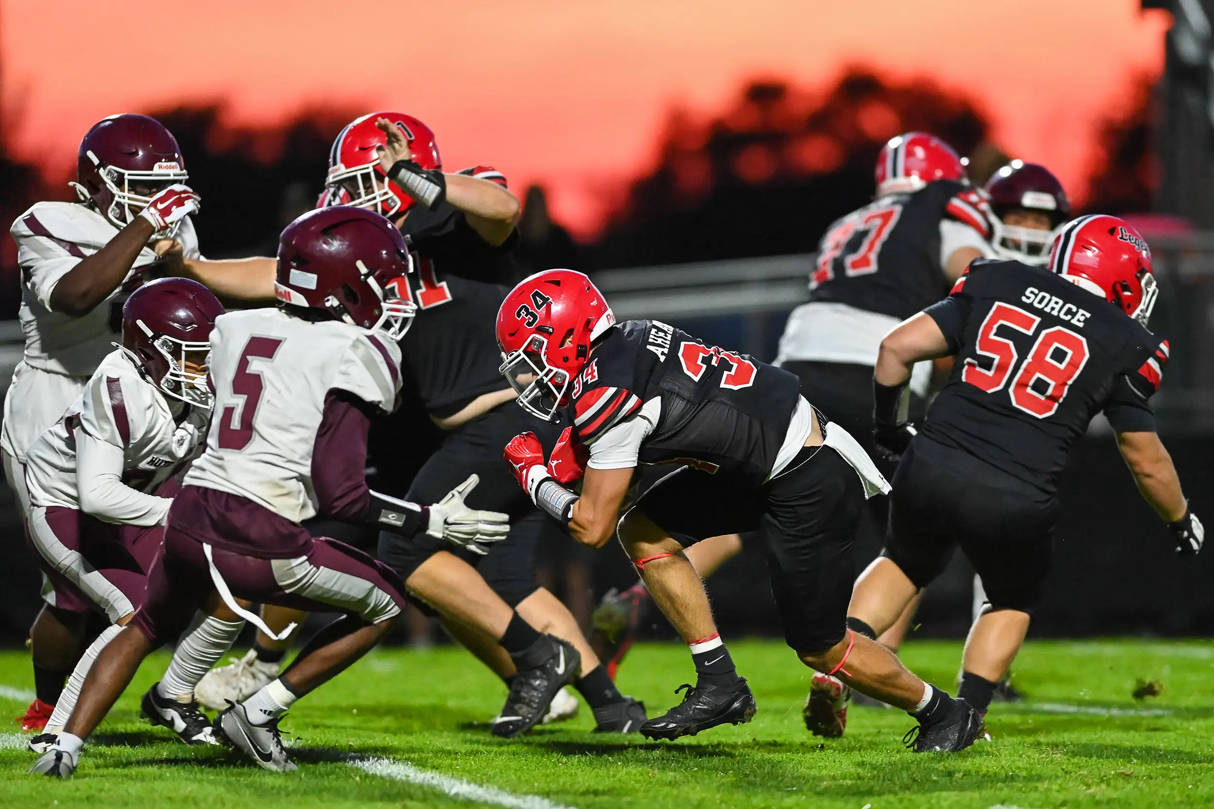 Lancaster Legends headed to the goal line