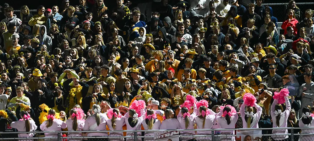Lancaster fans cheering on the Legends!