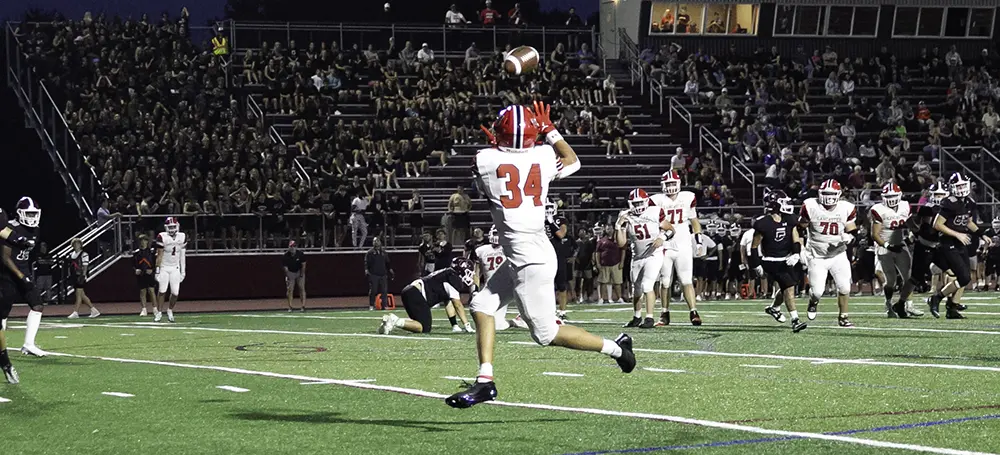 Lancaster Legends touchdown catch by the RB